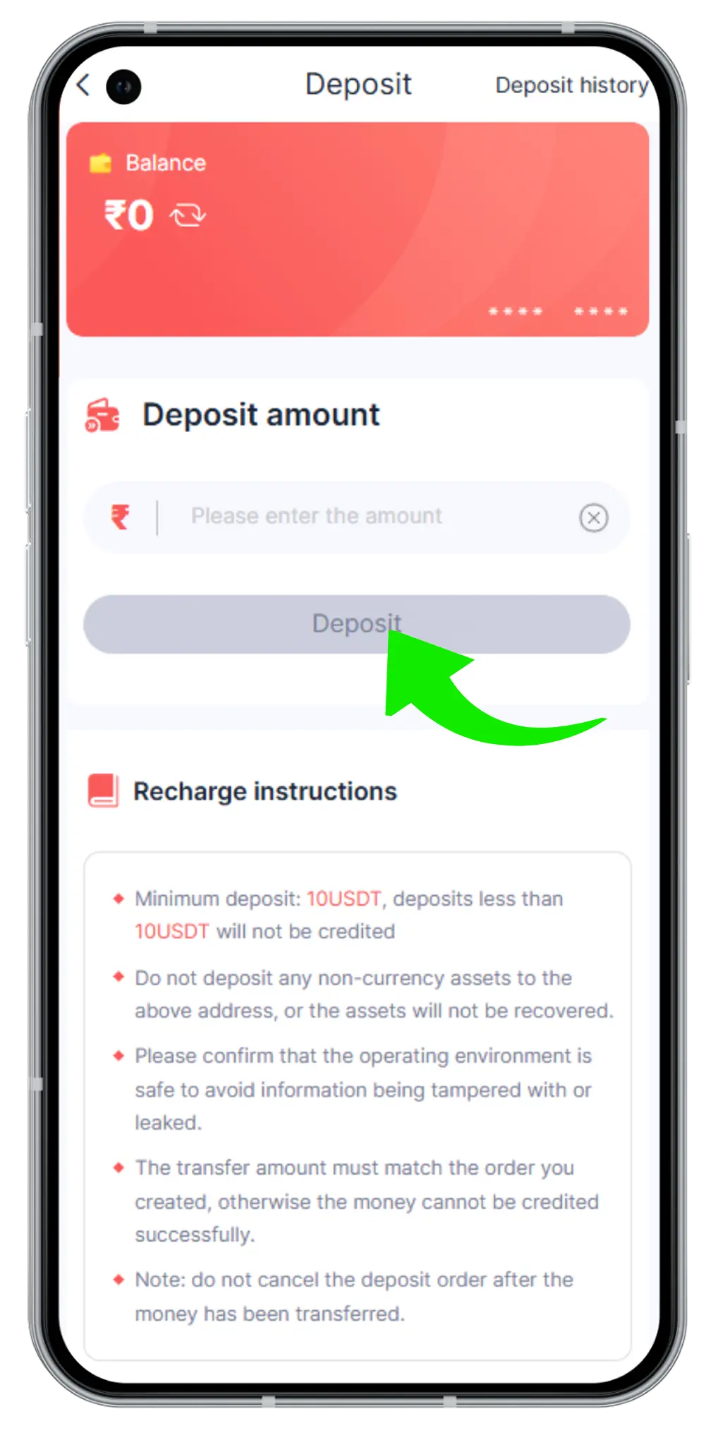 OK Win Game – Deposit